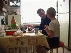 SR Daughter Serves Daddy Her Pussy For Supper !